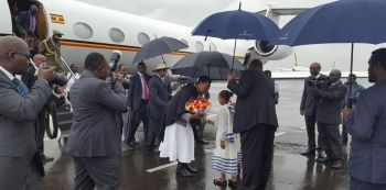 Museveni in Ethiopia for 29th AU Ordinary Assembly