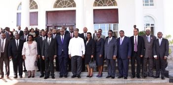 President Museveni Presides over Swearing in of new Justices