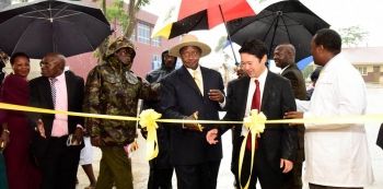 President Commissions Hoima Regional Referral Hospital, woos Japanese Investors