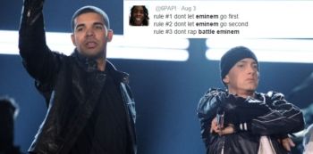 Apparently, Drake Is Ready To Take On Eminem In Rap Battle