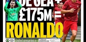 Football Gossip: Ronaldo Set To Join Utd, De Gea For Madrid ... And So Much More