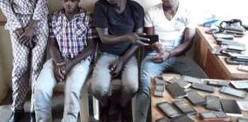Police arrest phone thieves in Kyaliwajala