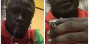 Video: Gravity Omutujju Goes Wild . . . He's On Instagram Smoking Weed