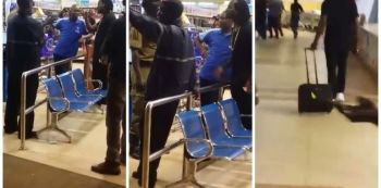Watch — Bebe Cool Insults With ‘F-Words’ A Policeman & Assaults Nakumatt Employees