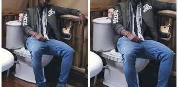 Shocker — Kenzo Takes A Photo On Toilet Seat while Downloading Poop!