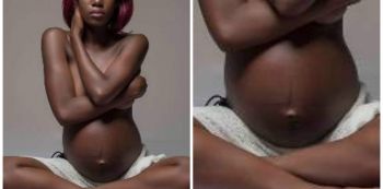 Model Nina Mirembe Defies Cultural Norms, Strips To Show Off Baby Bump