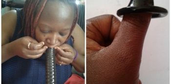 Shocking Photos: Stella Nyanzi & Daughter Spend Their Free Time Blowing Condoms