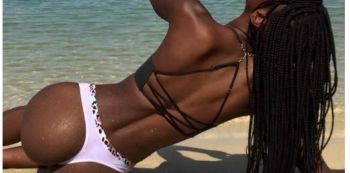 Seduction Mode: City Model Nina Mirembe In Sex Oozing Bikini