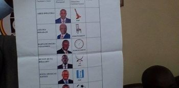 EC Unveils Samples of The Presidential Ballot Paper