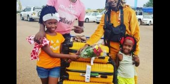 Feffe Buusi Returns Home After Month On European Tour With Bags Of Money
