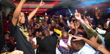 PHOTOS: South African Rapper Nasty C, Feffe Buusi & Bantu Vibes Thrill Revellers At The Singleton Dj Snapoff Party