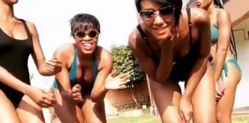 Sexy Models Jackie, Hildah Lindah and her Friends Dance Sexually in A Bikini