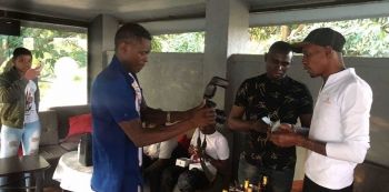 Jose Chameleone Turns Bryan White's Cameraman