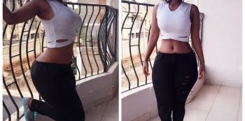Kenyan Socialite Corazon Kwamboka Shows Off Her Juicy Curves.