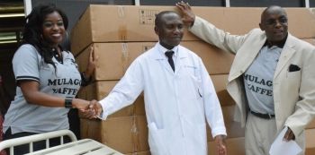 Angella Katatumba Donates Big To Mulago Hospital
