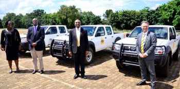 MTN Hands over 3 brand New cars to the Covid19 Task Force