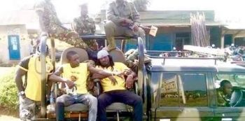 Chameleone & Bebe Cool Hang Out Uganda's Elite Military Force