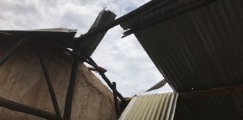 Houses, School Destroyed by Heavy Rains in Rwampara