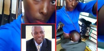 Photo: Horny Makerere University Lecturer Caught Licking Student's Bean