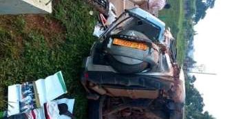 Entebbe Mayor Survives death after accident on Entebbe-Kampala Expressway