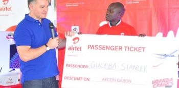 Stanley Guloba Wins Air Ticket In The Airtel “Tulumbe Afcon” Campaign