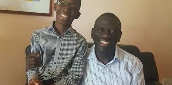 PICS: Bobi Wine and His Son Pay Besigye A Visit