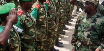 1822 UPDF officers and Troops Flagged off to Somalia