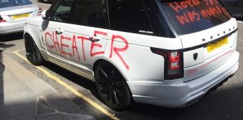 Angry woman paints graffiti over ‘cheating’ partner’s UGX 440 Million Range Rover