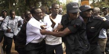 Teargas in the City as Besigye is Arrested —  Photos.
