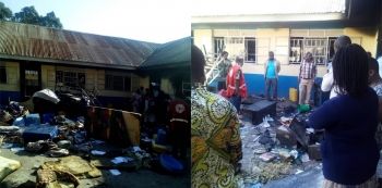 Drama as parents Storm School seeking proof of life after fire