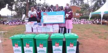 Vivo Energy donates 15 million shillings worth of school materials to Kiswa Primary School