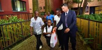 Young Rap Fresh Kid Enjoys First Day At Kampala Parents School