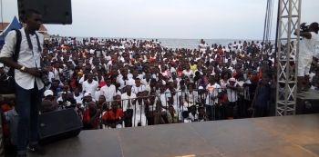 Deejay Nimrod fills Lido Beach Entebbe