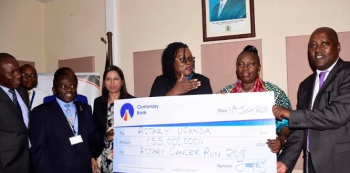 Centenary Bank puts sh155m in Rotary Cancer Run