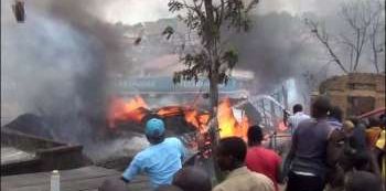 Tears in Kiryandongo as Traders lose Millions of Shilling in a fire