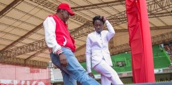 Video: Kenyan Singer Bahati ‘Unseats’ President Uhuru