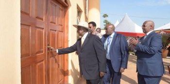 Museveni Opens A Multibillion Chancery In Rwanda