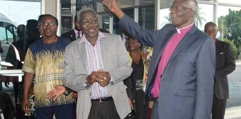 Former Archibishop Mpalanyi Nkoyoyo Health Improves, Flown Back In The Country