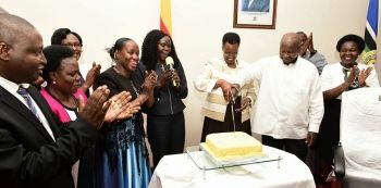 Cabinet throws President Museveni a 74th birthday bash