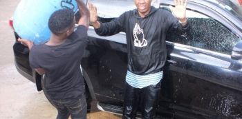 Singer Big Eye Forced To Shower (PICS)