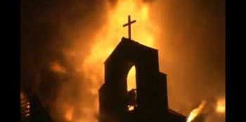 Shock as residents Burn Church, Worship Material over cult practices 