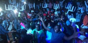 WET PARTY: Jose Chameleone Thrills Jinja Revellers Amidst Heavy Downpour