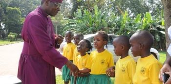 Bishop of Namirembe Diocese Visits SOS Children’s Villages Entebbe