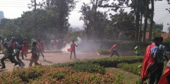 Makerere Students Strike again, Police and Military Deploy Heavily