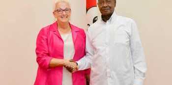 President Museveni bids farewell to outgoing US Ambassador Deborah Malac 