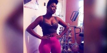 Irene Ntale's Eye-Popping Boobs, Midriff, Hips ... All in One Gym Photo!