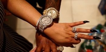 Nicki Minaj Buys Meek Mill Iced-Out Watch for His Birthday