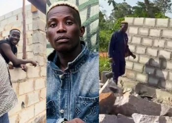 Lil Pazo Gives Fans Glimpse of Ongoing House Construction