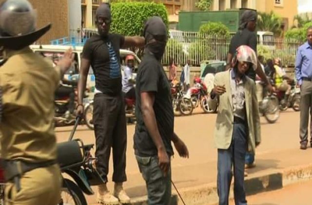 Police Investigates Masked Thugs Terrorizing Kampala Residents