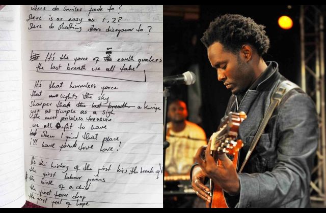 Maurice Kirya Barely understands the Message in a Poem he wrote in 2010